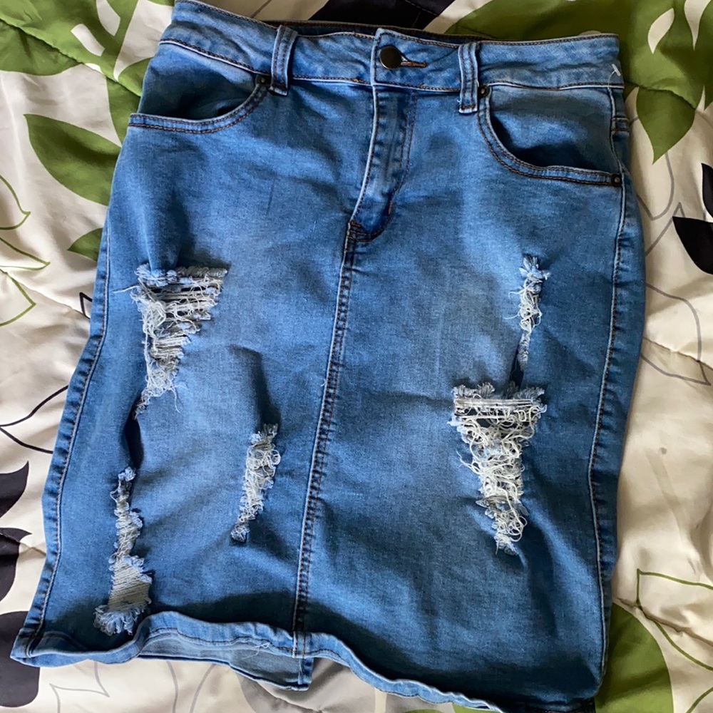 Women’s Jean Skirt L